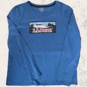 L.L.Bean Men's Lakewashed Organic Cotton Tee, Long-Sleeve, Winter Graphic - Size